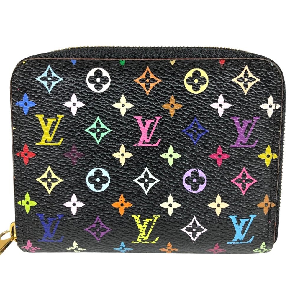 Authentic Louis Vuitton Zippy Coin Purse Coin Case Monogram Multicolore Wallet